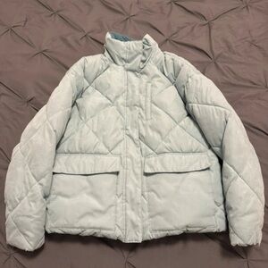 Universal Thread Women's Quilted Jacket - Light Gray